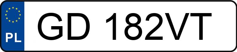 Numer rejestracyjny GD 182VT posiada JAGUAR XF - GD182VT