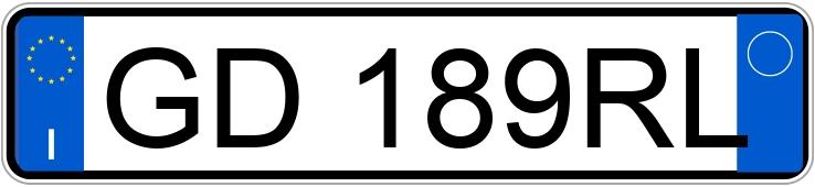 Numer rejestracyjny GD189RL posiada CITROEN C3 3a serie