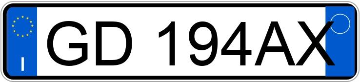 Numer rejestracyjny GD194AX posiada BMW Serie 3 Numer rejestracyjny GD194AX posiada BMW Serie 3