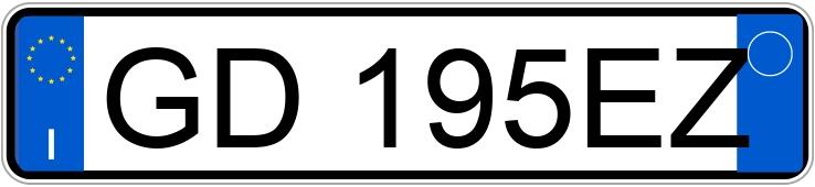 Numer rejestracyjny GD195EZ posiada TOYOTA Aygo 2a serie Numer rejestracyjny GD195EZ posiada TOYOTA Aygo 2a serie