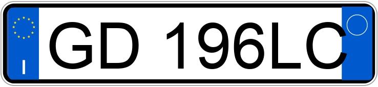 Numer rejestracyjny GD196LC posiada TOYOTA Aygo 2a serie