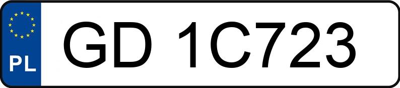 Numer rejestracyjny GD 1C723 posiada BMW 320i MR`19 E6d G20 xDrive Steptronic - GD1C723