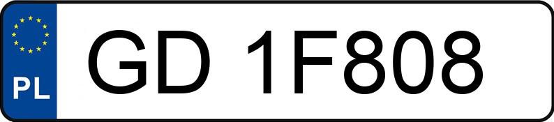Numer rejestracyjny GD 1F808 posiada MAN TGE SZN1E - GD1F808