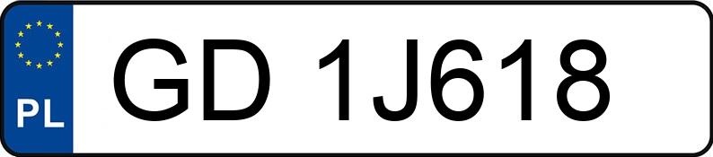 Numer rejestracyjny GD 1J618 posiada MERCEDES-BENZ ML 320 CDI MR`09 E4 W164 4Matic - GD1J618