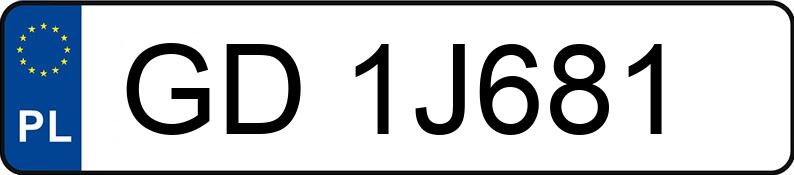 Numer rejestracyjny GD 1J681 posiada CHEVROLET Aveo 1.4 MR`04 E4 Plus - GD1J681