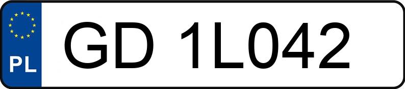 Numer rejestracyjny GD 1L042 posiada CITROEN C5 II 1.6 HDI FAP MR`08 E5 Dynamique - GD1L042