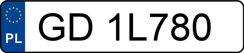 Numer rejestracyjny GD 1L780 posiada BMW 318i MR`22 E6d/e G20 Steptronic - GD1L780