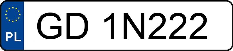 Numer rejestracyjny GD 1N222 posiada BMW 540i MR`21 E6d G30 xDrive M Sport Steptronic - GD1N222 Numer rejestracyjny GD 1N222 posiada BMW 540i MR`21 E6d G30 xDrive M Sport Steptronic - GD1N222