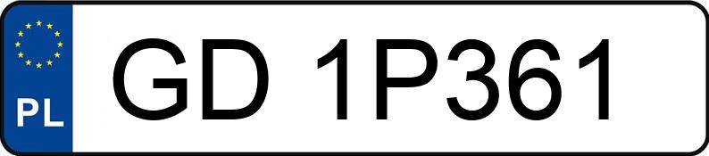 Numer rejestracyjny GD 1P361 posiada TOYOTA TOYOTA AYGO X - GD1P361