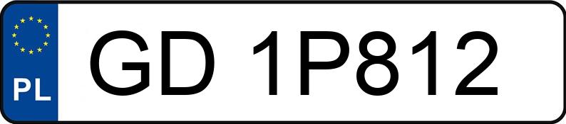 Numer rejestracyjny GD 1P812 posiada VOLKSWAGEN Golf VII Variant 1.6 TDI MR`17 E6 Trendline BMT - GD1P812