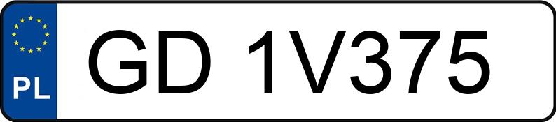 Numer rejestracyjny GD 1V375 posiada MERCEDES-BENZ GLE 400 D 4MATIC COUPE - GD1V375