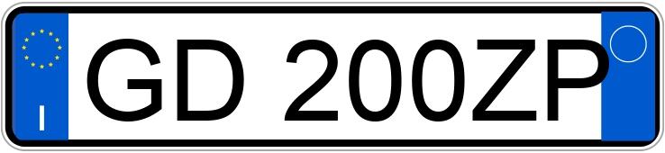 Numer rejestracyjny GD200ZP posiada PORSCHE MACAN