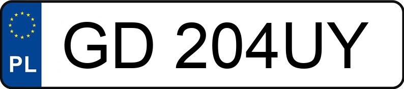 Numer rejestracyjny GD 204UY posiada HONDA Civic 2.2 CTDi MR`06 E4 Comfort - GD204UY Numer rejestracyjny GD 204UY posiada HONDA Civic 2.2 CTDi MR`06 E4 Comfort - GD204UY
