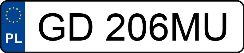 Numer rejestracyjny GD 206MU posiada SKODA Octavia 1.6 MR`01 E4 Tour+ Aut. - GD206MU