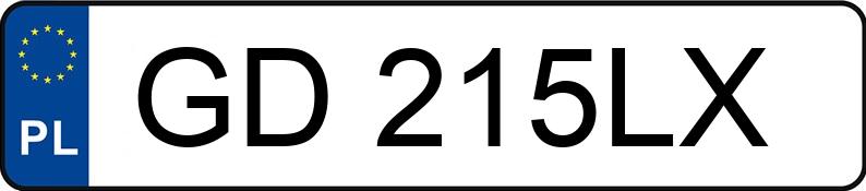 Numer rejestracyjny GD 215LX posiada VOLKSWAGEN POLO - GD215LX Numer rejestracyjny GD 215LX posiada VOLKSWAGEN POLO - GD215LX