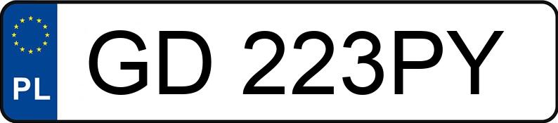 The registration number GD 223PY has VOLKSWAGEN Passat B8 2.0 BiTDI MR`15 E6 Highline 4MOTION - GD223PY