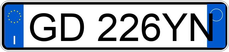 Numer rejestracyjny GD226YN posiada MERCEDES Classe A Numer rejestracyjny GD226YN posiada MERCEDES Classe A