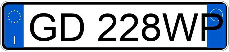 Numer rejestracyjny GD228WP posiada AUDI Q3 2a serie Numer rejestracyjny GD228WP posiada AUDI Q3 2a serie