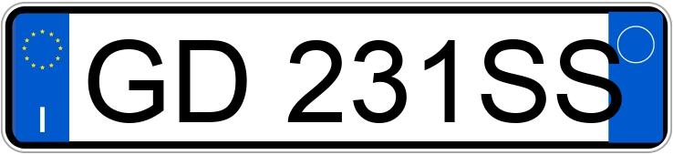 Numer rejestracyjny GD231SS posiada HYUNDAI Kona 1as.