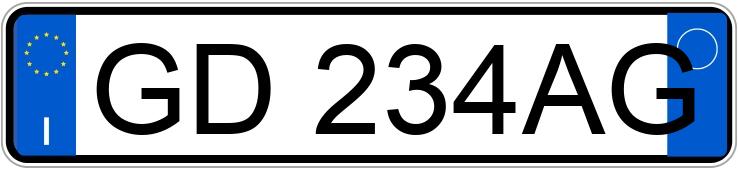 Numer rejestracyjny GD234AG posiada CITROEN C3 3a serie
