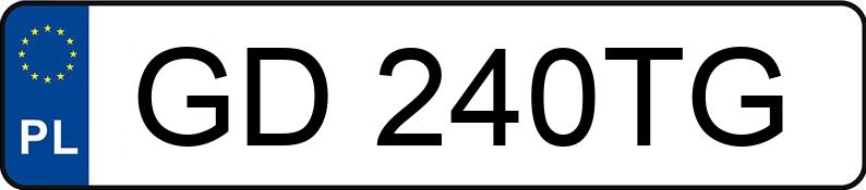 Numer rejestracyjny GD 240TG posiada VOLKSWAGEN Transporter T6 TDi MR`16 E6 3.0t Caravelle Comfortline - GD240TG Numer rejestracyjny GD 240TG posiada VOLKSWAGEN Transporter T6 TDi MR`16 E6 3.0t Caravelle Comfortline - GD240TG