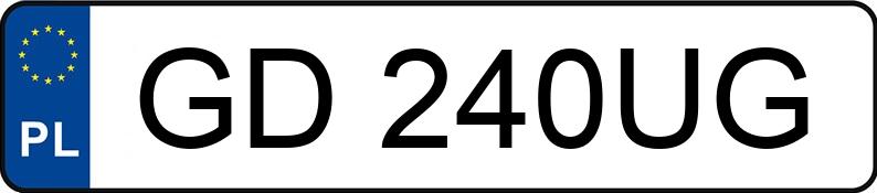 Numer rejestracyjny GD 240UG posiada TOYOTA TOYOTA COROLLA - GD240UG Numer rejestracyjny GD 240UG posiada TOYOTA TOYOTA COROLLA - GD240UG