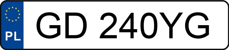 Numer rejestracyjny GD 240YG posiada VOLKSWAGEN TRANSPORTER - GD240YG Numer rejestracyjny GD 240YG posiada VOLKSWAGEN TRANSPORTER - GD240YG