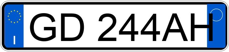 Numer rejestracyjny GD244AH posiada ALFA ROMEO Stelvio