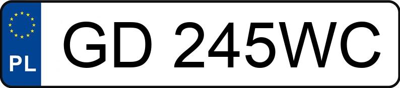 Numer rejestracyjny GD 245WC posiada SKODA Scala 1.0 TSI MR`19 E6d Active - GD245WC