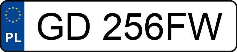Numer rejestracyjny GD 256FW posiada SKODA Fabia II 1.6 TDI-CR MR`11 E5 Family - GD256FW