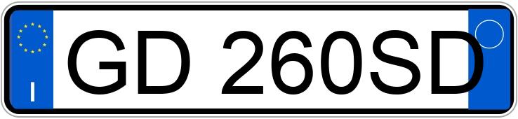 Numer rejestracyjny GD260SD posiada ALFA ROMEO Stelvio Numer rejestracyjny GD260SD posiada ALFA ROMEO Stelvio