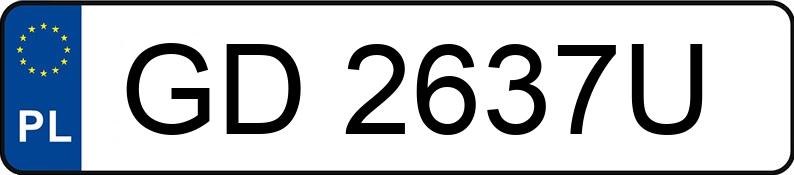 Numer rejestracyjny GD 2637U posiada TOYOTA RAV4 - GD2637U Numer rejestracyjny GD 2637U posiada TOYOTA RAV4 - GD2637U