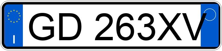 Numer rejestracyjny GD263XV posiada AUDI A4 AVANT