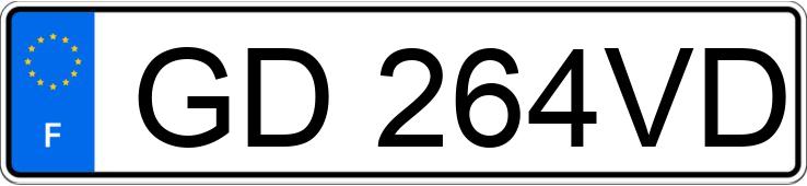 Numer rejestracyjny GD264VD posiada FIAT PANDA