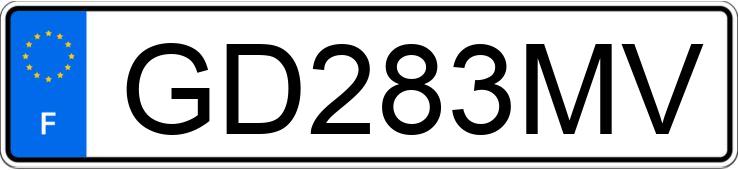 Numer rejestracyjny GD283MV posiada PORSCHE CAYENNE