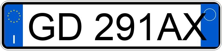 Numer rejestracyjny GD291AX posiada DS DS7