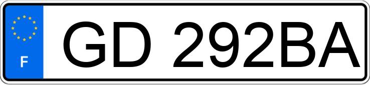 Il numero di registrazione GD292BA ha RENAULT ARKANA Il numero di registrazione GD292BA ha RENAULT ARKANA