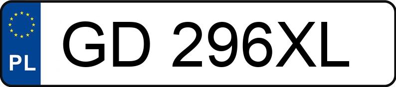 Numer rejestracyjny GD 296XL posiada BMW 530I XDRIVE - GD296XL