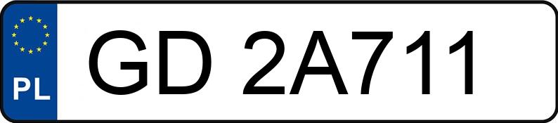 Numer rejestracyjny GD 2A711 posiada BMW X4 XDRIVE30I - GD2A711 Numer rejestracyjny GD 2A711 posiada BMW X4 XDRIVE30I - GD2A711