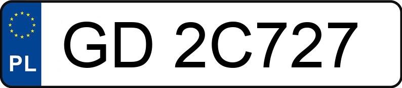 Numer rejestracyjny GD 2C727 posiada BMW 320I XDRIVE - GD2C727 Numer rejestracyjny GD 2C727 posiada BMW 320I XDRIVE - GD2C727