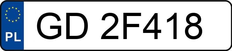 Numer rejestracyjny GD 2F418 posiada FIAT Scudo 2.0 M-jet MR`22 E6d-F 3.1t Maxi Easy - GD2F418 Numer rejestracyjny GD 2F418 posiada FIAT Scudo 2.0 M-jet MR`22 E6d-F 3.1t Maxi Easy - GD2F418