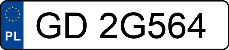 Numer rejestracyjny GD 2G564 posiada FORD Mondeo 2.0 TDCi MR`15 E6 Titanium - GD2G564