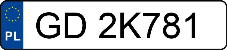 Numer rejestracyjny GD 2K781 posiada SKODA Octavia IV 2.0 TDI MR`20 E6d Ambition - GD2K781
