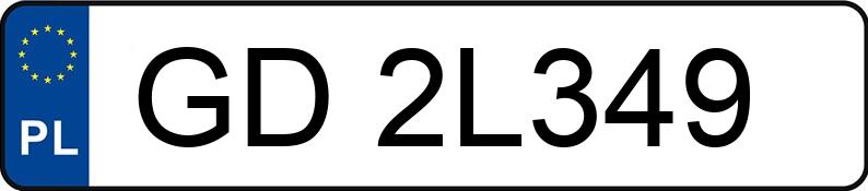 Numer rejestracyjny GD 2L349 posiada FIAT/MRAUTO DUCATO MR-ZS 250/MR - GD2L349