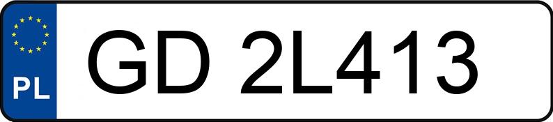 Numer rejestracyjny GD 2L413 posiada MAN 18.320 TGM E6 18.0t 18.320 BL - GD2L413