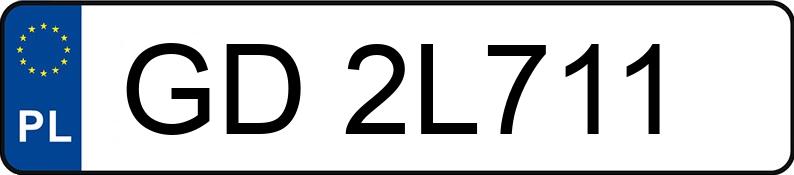 Numer rejestracyjny GD 2L711 posiada TOYOTA Corolla 1.5 MR`23 E6d Comfort+Tech - GD2L711