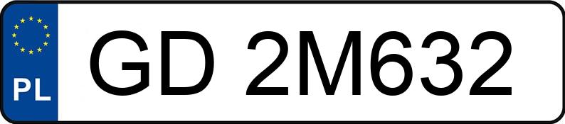 Numer rejestracyjny GD 2M632 posiada JAGUAR JAGUAR F-TYPE - GD2M632