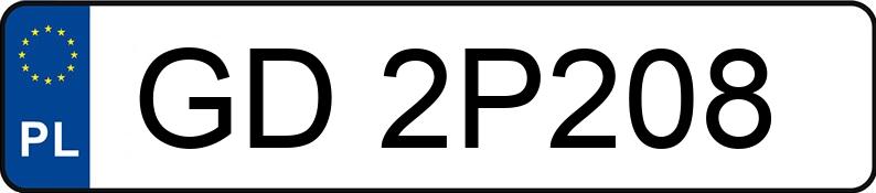 Numer rejestracyjny GD 2P208 posiada VOLVO XC60 - GD2P208