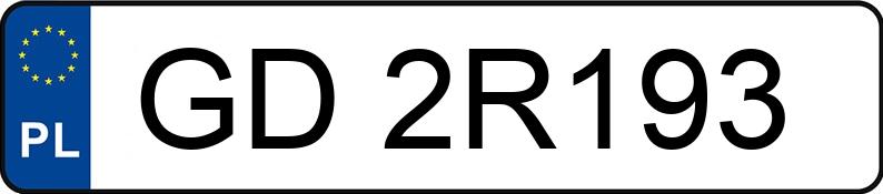 Numer rejestracyjny GD 2R193 posiada SAAB 9-3 - GD2R193 Numer rejestracyjny GD 2R193 posiada SAAB 9-3 - GD2R193