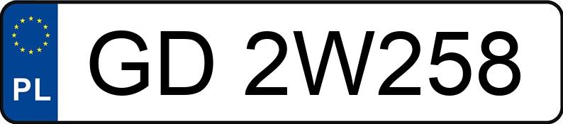 Numer rejestracyjny GD 2W258 posiada FORD Focus 1.6 TDCi MR`11 E5 Titanium - GD2W258 Numer rejestracyjny GD 2W258 posiada FORD Focus 1.6 TDCi MR`11 E5 Titanium - GD2W258